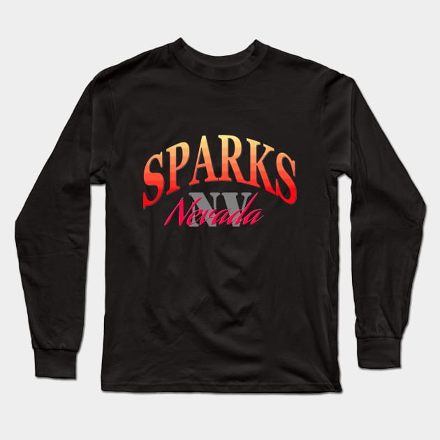 City Pride: Sparks, Nevada Long Sleeve T-Shirt by Naves